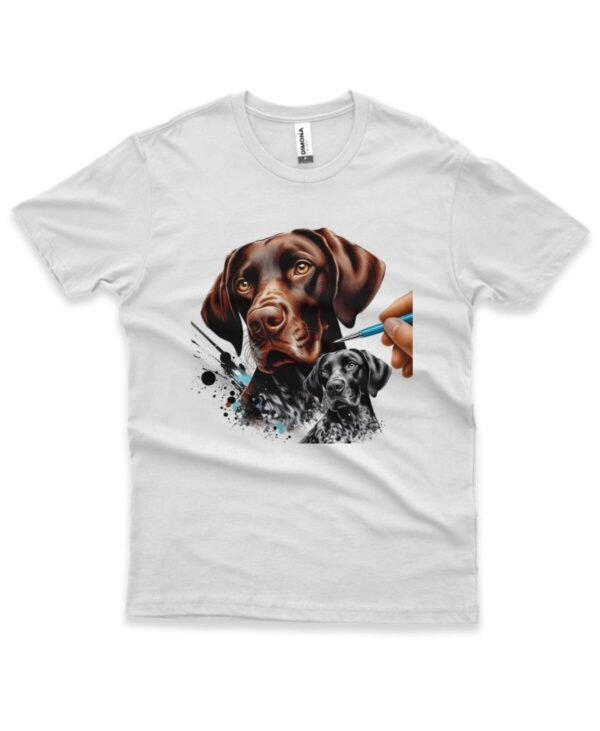 Camiseta Unissex Retrato em Grafite